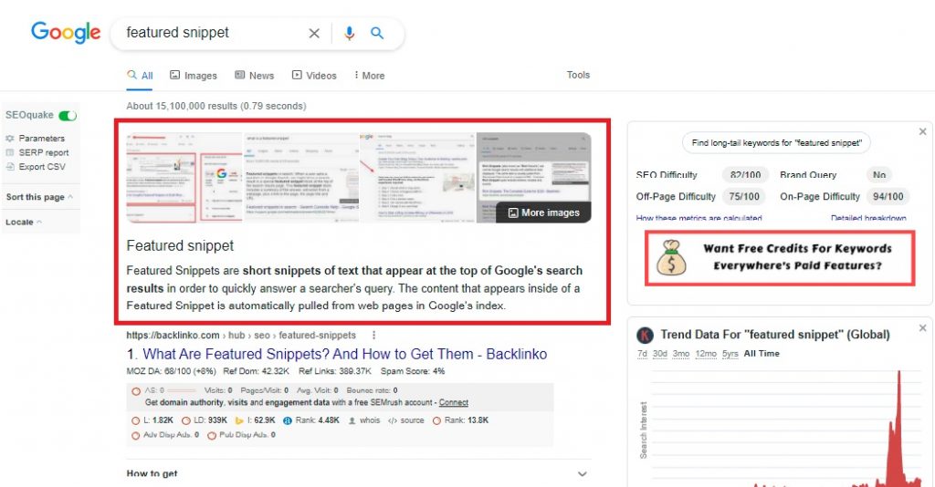 Featured Snippets